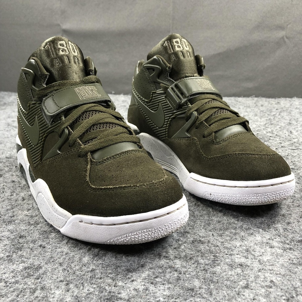 Nike Air Force 180 Shoes Mens 9.5 Cargo Khaki Green Retro Sneakers 310095-300
